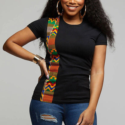 Couple Clothes T Shirt African Print Ethnic