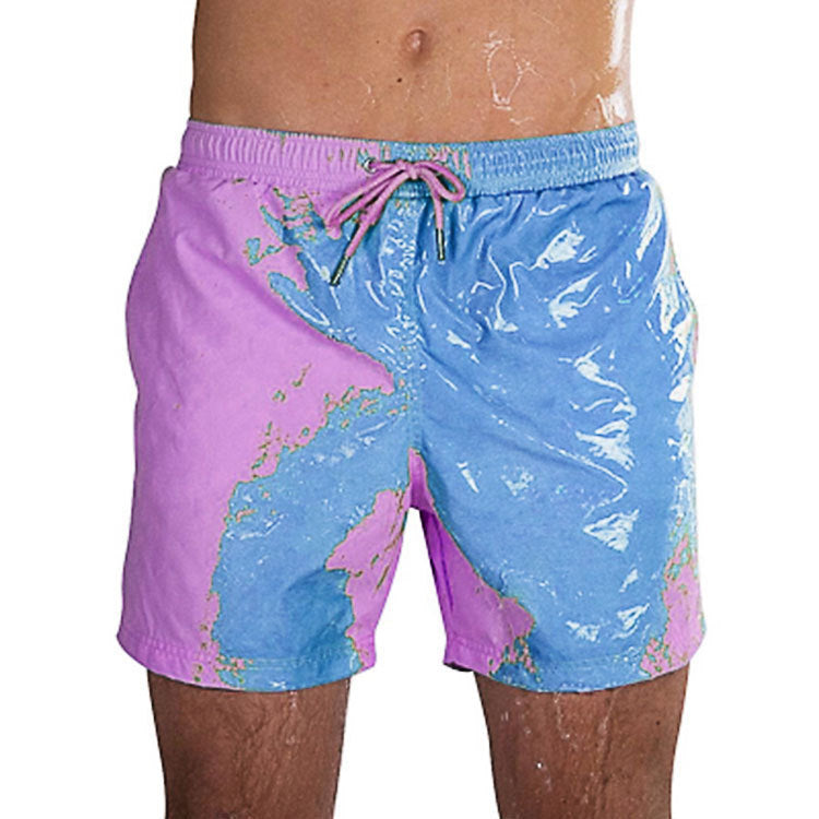 Magical Change Color Beach Shorts Summer