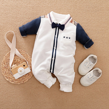Gentleman's Baby Clothes, Long-sleeved Romper