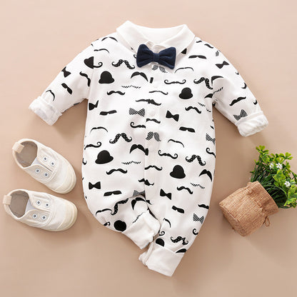 Gentleman's Baby Clothes, Long-sleeved Romper