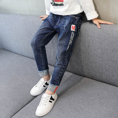 Kids Boys Jeans Baby Clothes Classic Pants