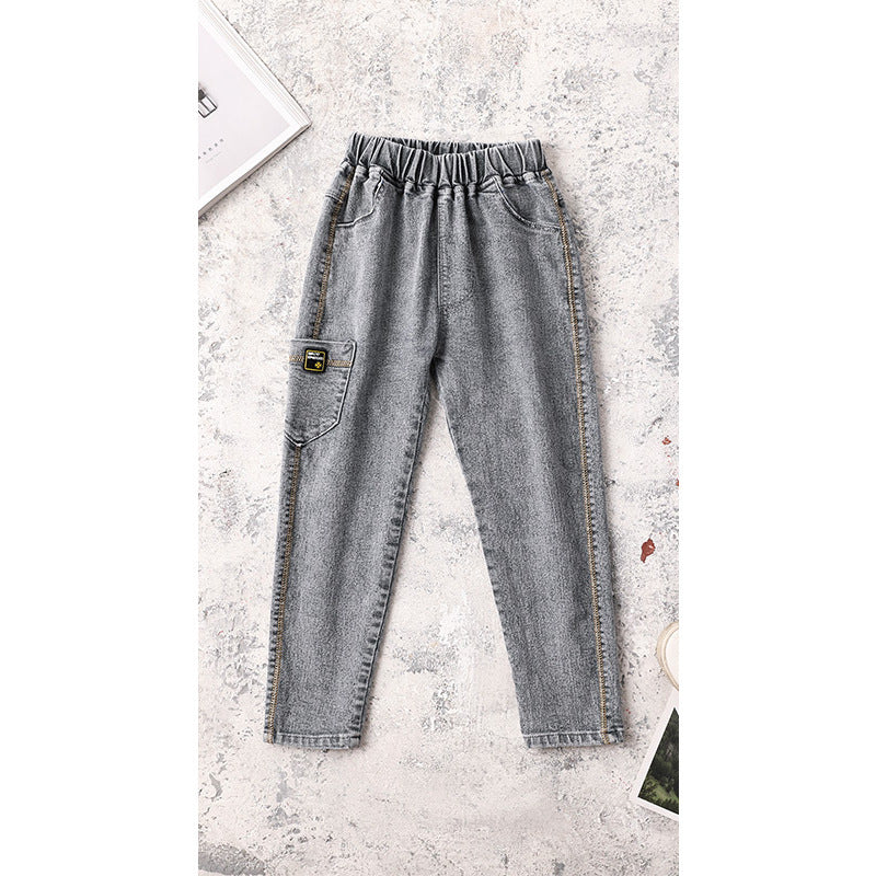 Kids Boys Jeans Baby Clothes Classic Pants
