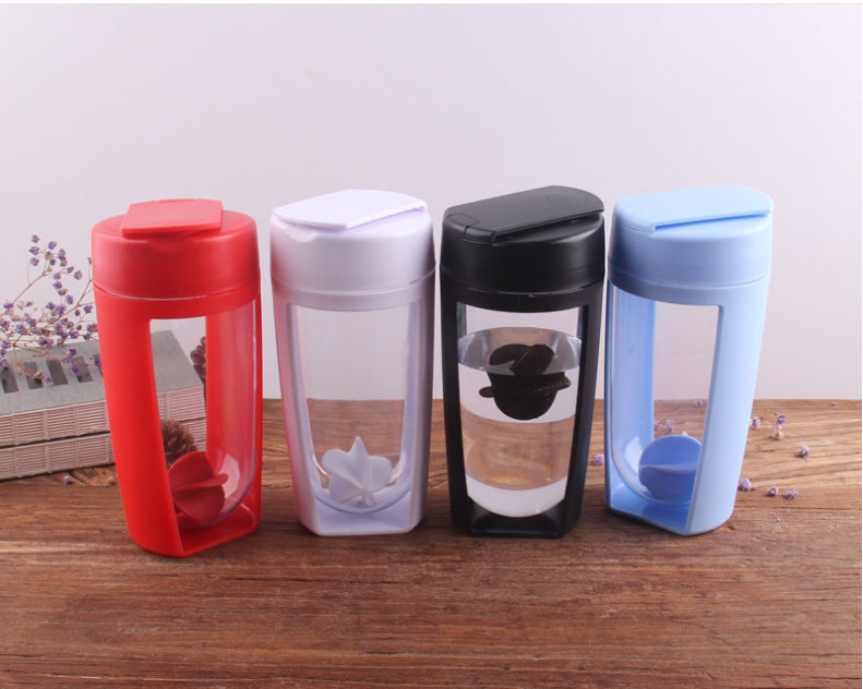 Fitness Plastic Protein Powder Mixing Cup With Ball