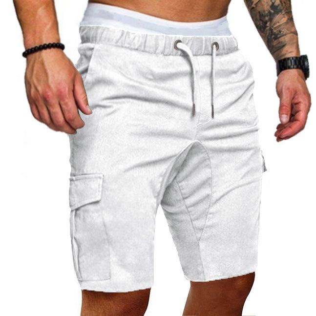 Men's tooling multi-pocket shorts