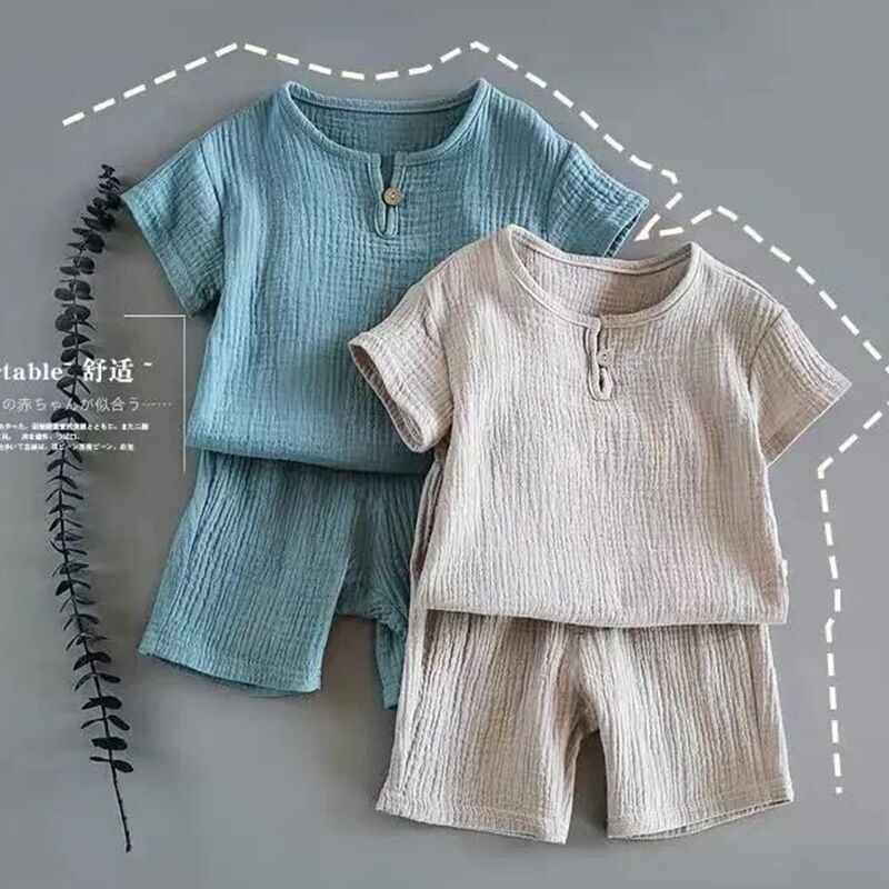 Boy Baby Short-sleeved Suit