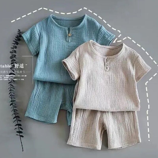 Boy Baby Short-sleeved Suit