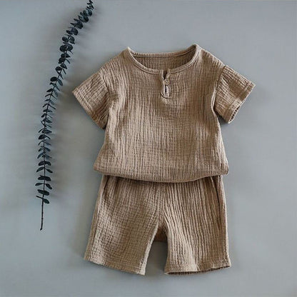 Boy Baby Short-sleeved Suit
