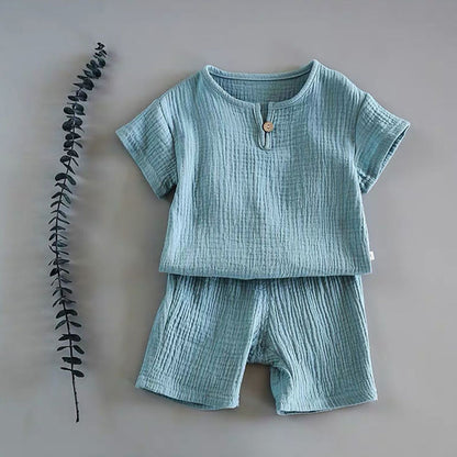 Boy Baby Short-sleeved Suit
