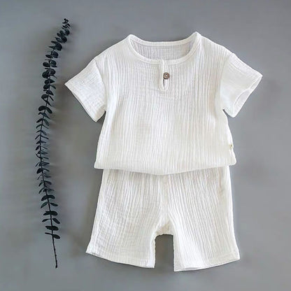 Boy Baby Short-sleeved Suit