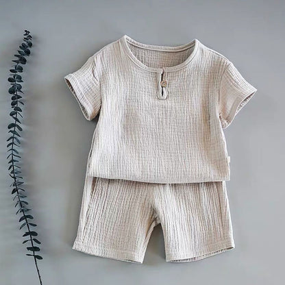 Boy Baby Short-sleeved Suit