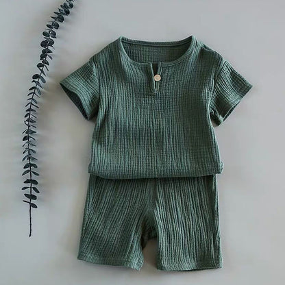Boy Baby Short-sleeved Suit