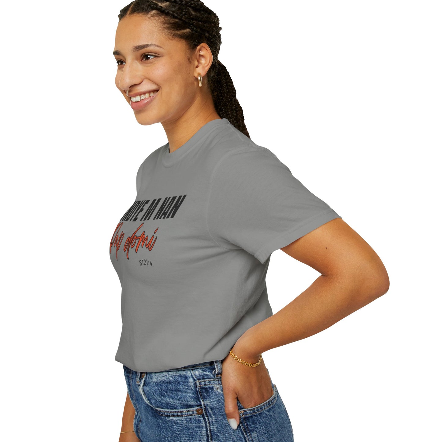 (Black Letters) Bondye m nan pap Domi T-Shirt