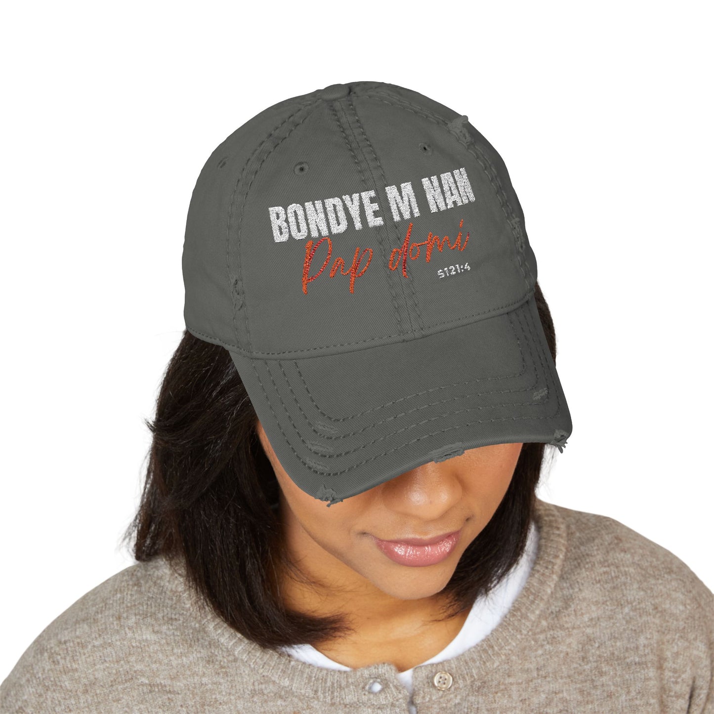 Good Looking Hat "Bondye m nan pap Domi"