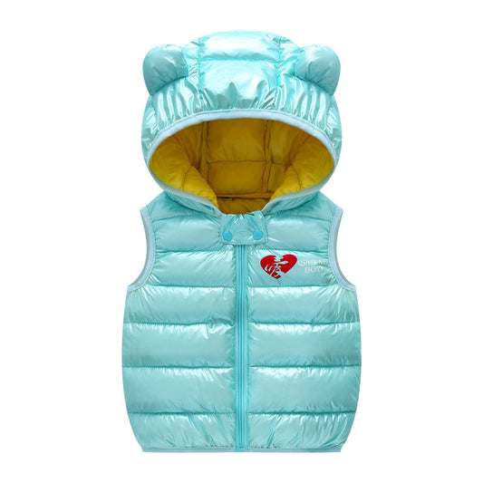 Boys Girls Sleeveless Waistcoat Outerwear Vests