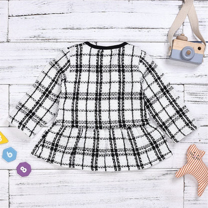 Long-sleeve Dress Baby Small Incense Wind Suit