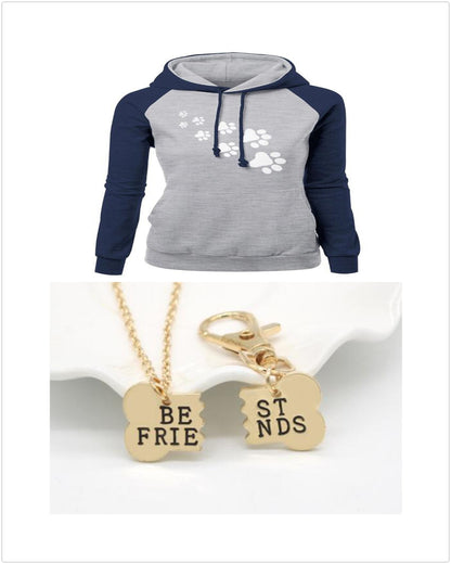 Doggie Paw Comfy hooded Jacket
