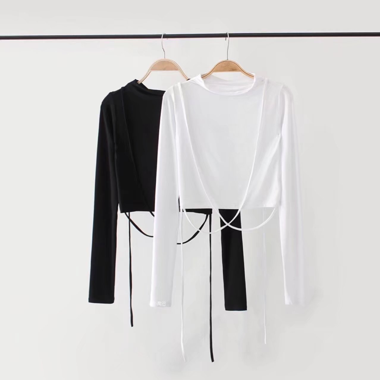 American fashion short navel tops