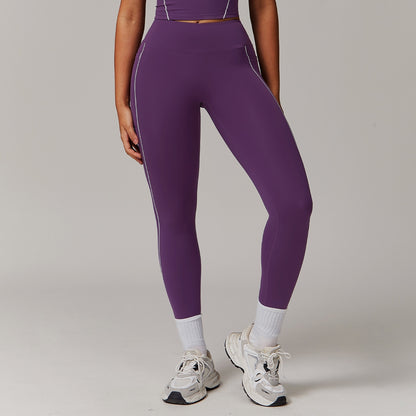 High Waist Nude Feel Pocket Sports Pants