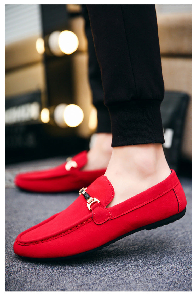 Men shoes peas shoes
