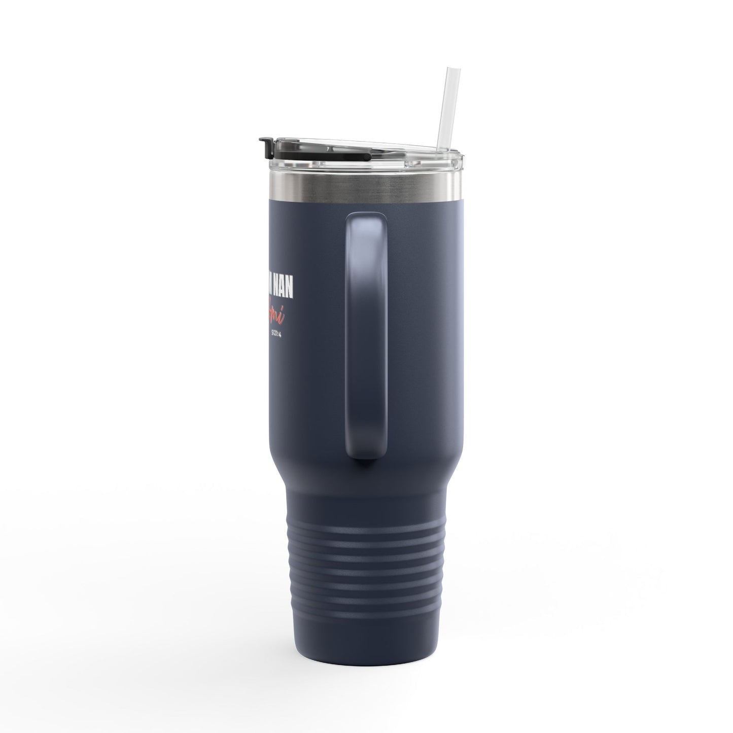 40oz Insulated Travel Mug "Bondye m nan pap Domi"