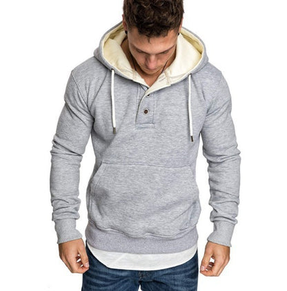 Patchwork men hoodie