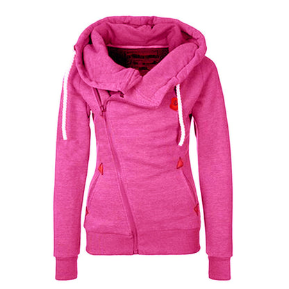 Ladie'sCardigan Side Zipper Hoodie