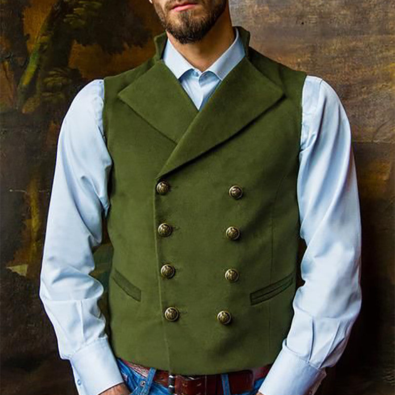 Men's double-breasted vest