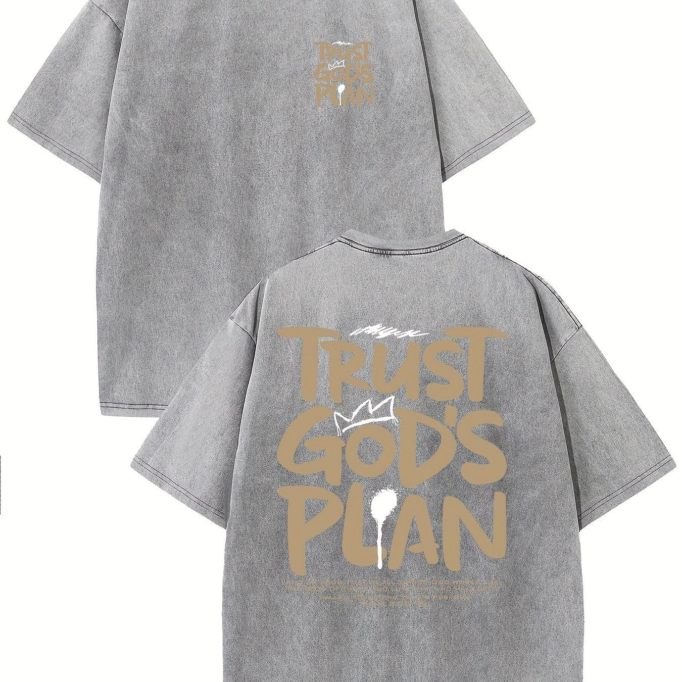 Men's High Quality Cotton Pattern T-shirt