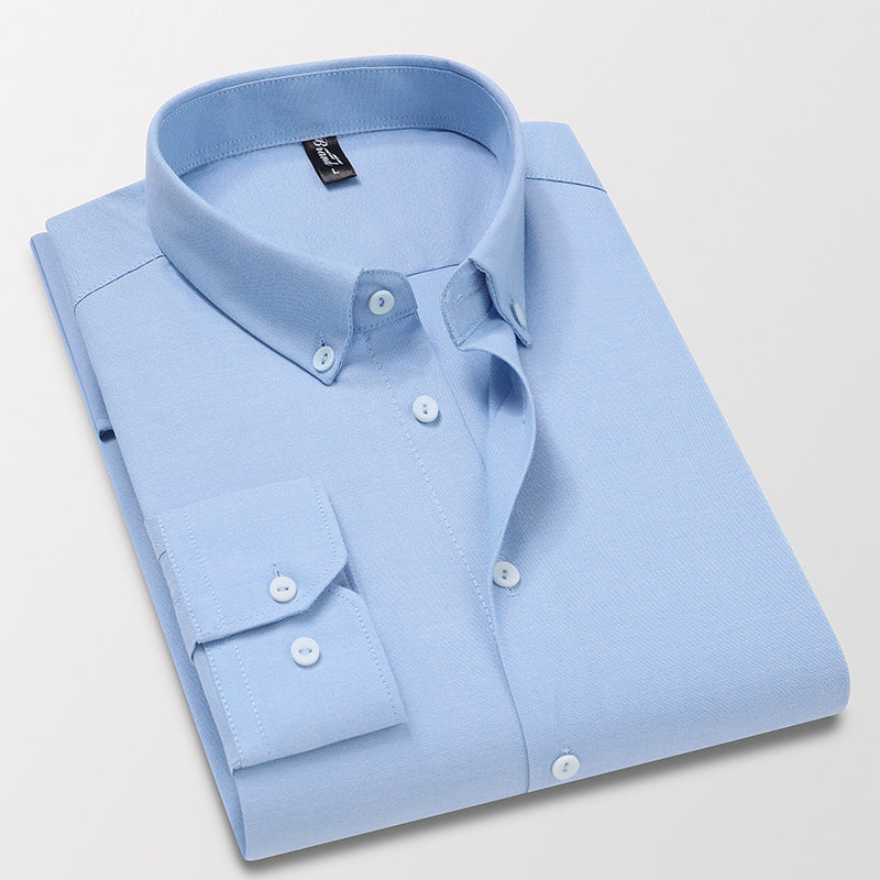 Men's slim-fit lapel shirt