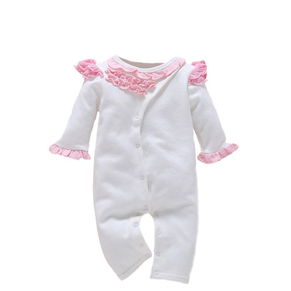 Baby wears newborn baby clothing romper jumpsuit