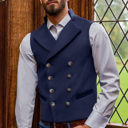 Men's double-breasted vest