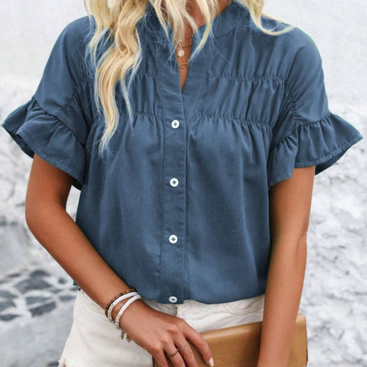 Women's Simple Short Sleeve Tops