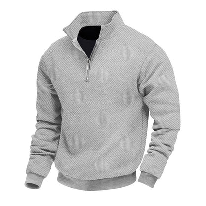 Lapel Zipper Men's Loose-fitting Sweatshirts