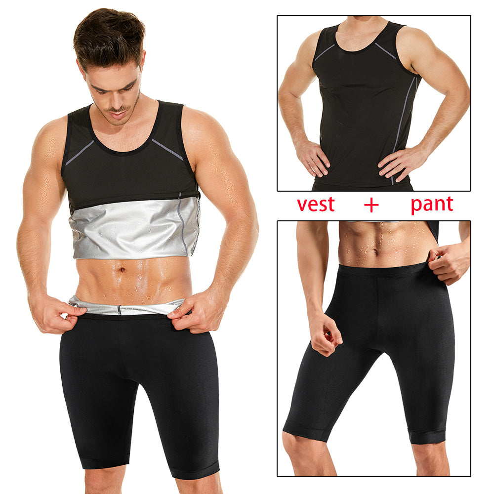 Sports Tank Top Running Bodysuit Set