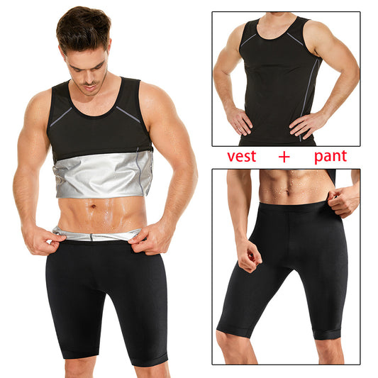 Sports Tank Top Running Bodysuit Set