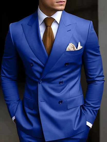 Men's Two-piece Suit Business Best Leisure