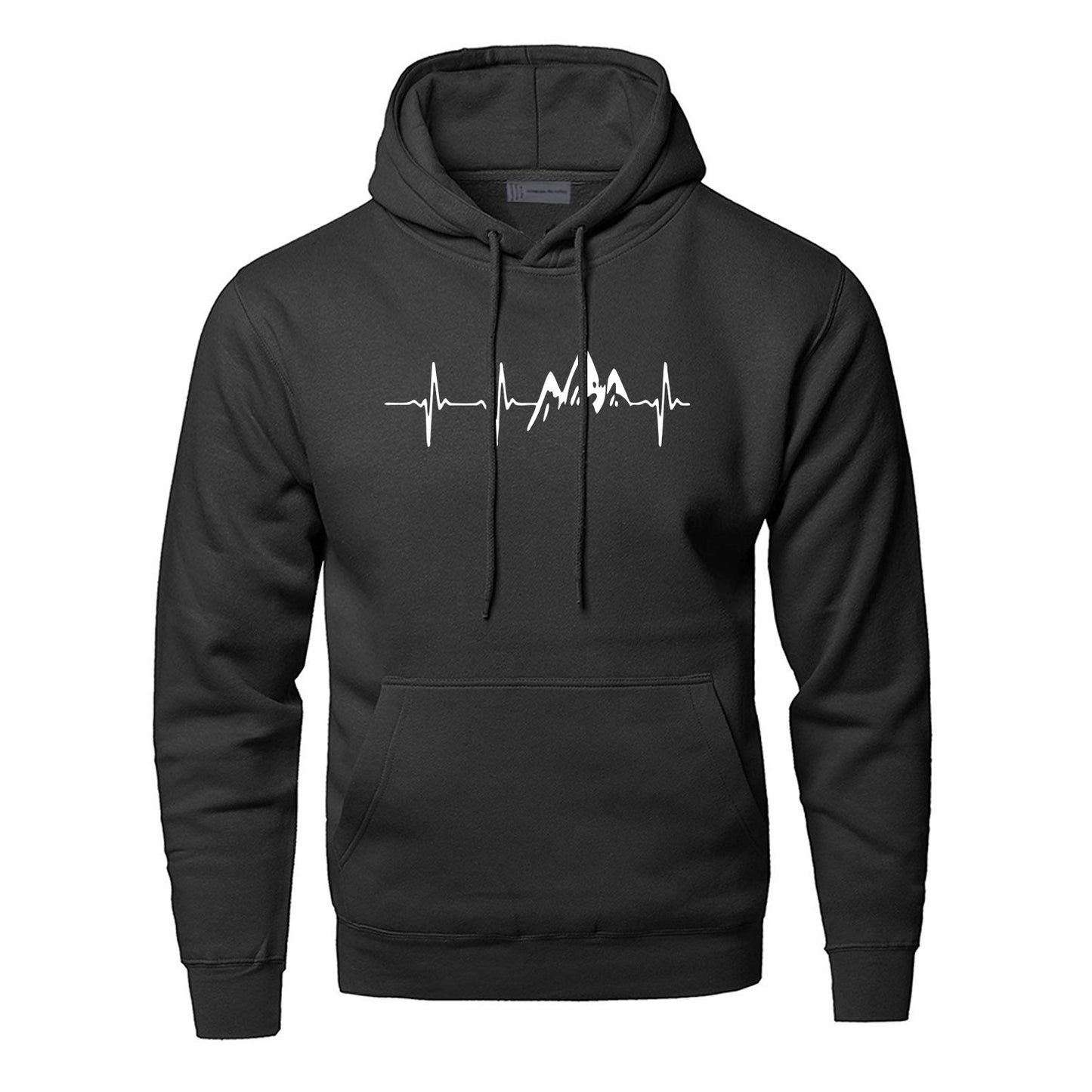 Beautiful Men's Polyester Fiber Compass Hoodie