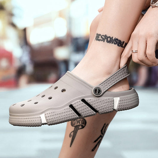 Men Sandals Hole Shoes Beach Slippers