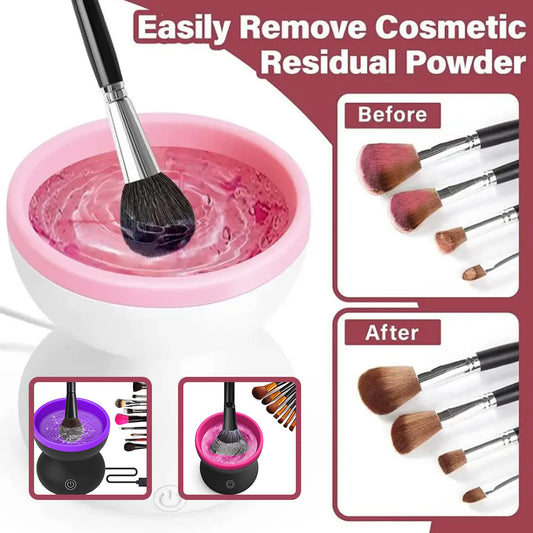 Electric Makeup Brush Cleaner Machine Cosmetic