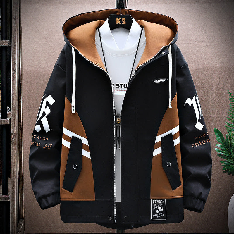 Men's Fall Jacket Trousers Leisure Set