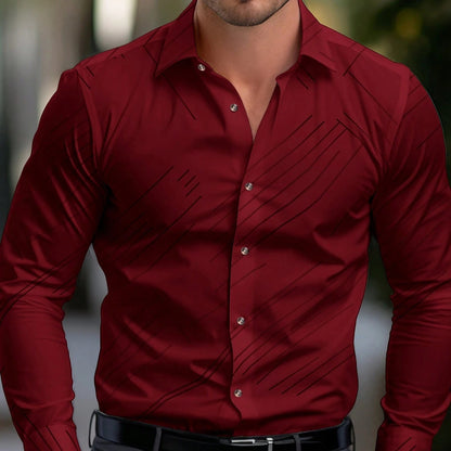 Diagonal Striped Shirt