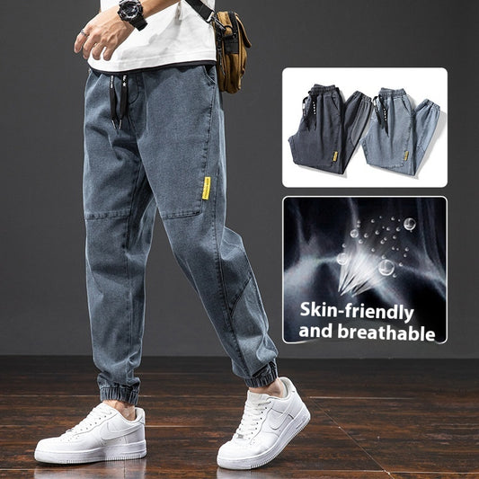 Men's Loose Cargo Jeans