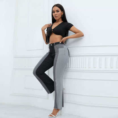Wide-leg Stretch women's Jeans