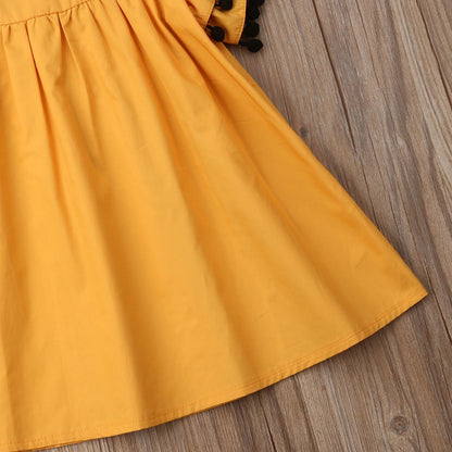 Children Clothing Sleeveless Kids Girls Dress
