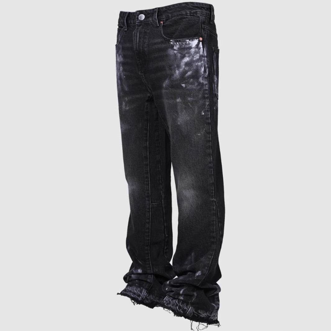 Straight-leg Denim Jeans
