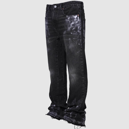 Straight-leg Denim Jeans