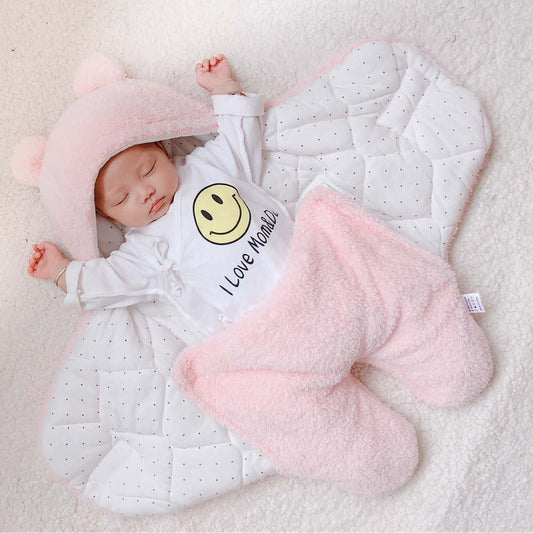 Sleeping Bag Envelope for Newborn Baby Blanket