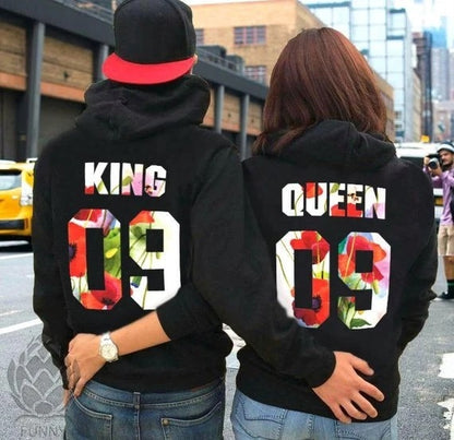 Hooded Long Sleeve Lovers Loose Sweatshirt