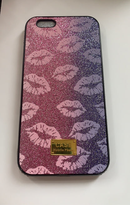Glitter powder side phone case