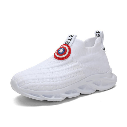 Children's Knitted Small White Shoes